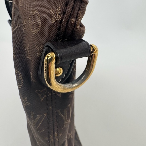Louis Vuitton Monogram Mini Lin Hobo,brown denim mini monogram, with gold buckle - Picture 9 of 15